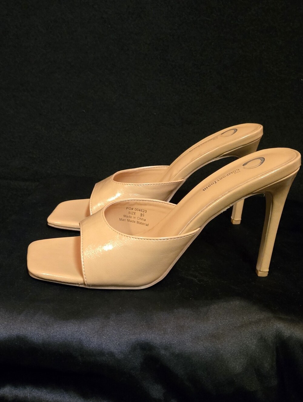 Journee Mocha Open-Toe  High Heel Mule